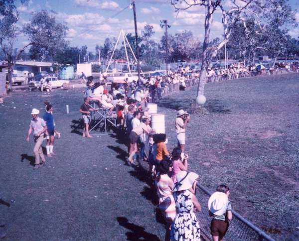 Spectators at The Katherine Show in the 1970s